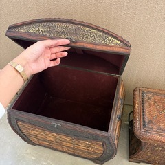 アンティークボックス×２の画像