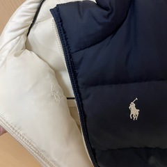 ラルフローレン　ダウンベスト　リバーシブルの画像