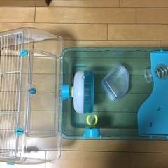 ハムスター用飼育カゴ2種類セットの画像