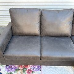 美品★ソファ★三人がけ★オットマンの画像