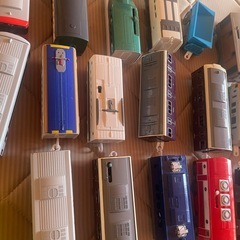 大量プラレール　電車の画像