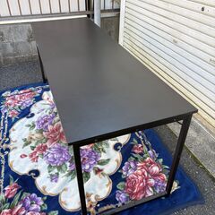 パソコンデスク★ブラック★木製の画像