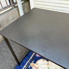 パソコンデスク★ブラック★木製の画像