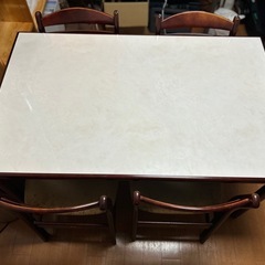 カリモク　ダイニングセット　4人用の画像