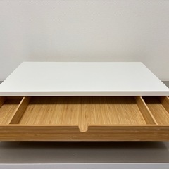 ＩＫＥＡ/イケア ELLOVEN/エロヴェン：モニタースタンド 引き出し付き ホワイトの画像