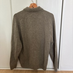 ユニクロユー  ラムニットジャケットの画像