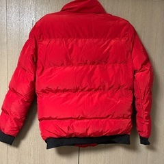 Callaway キャロウェイ ゴルフ ダウン レッド メンズ Mの画像