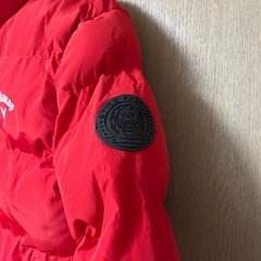 Callaway キャロウェイ ゴルフ ダウン レッド メンズ Mの画像