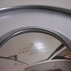 程度良好 使用少 アイスペール(大)　シャンパンクーラー 日本製(ラッキーウッド社製)　シャンパン ワイン 缶ビール等に USEDの画像