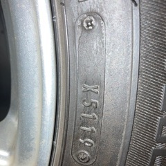 スタッドレスタイヤ　ダンロップ 2019年215/55/17の画像