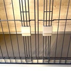 アイリスオーヤマ　犬用ケージ　屋根付き　ナチュラル　小型犬用の画像