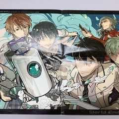 TIGER&BUNNY　ポスター　アニメディア　付録　ワールドエンドヒーローズの画像