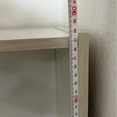 ホワイトコーナー棚の画像