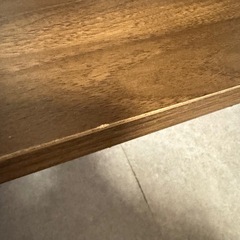 ニトリ ワークテーブル アーリーザ シェルフ付き ブラウンの画像