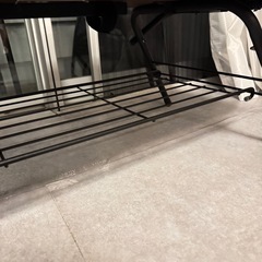 ニトリ ワークテーブル アーリーザ シェルフ付き ブラウンの画像