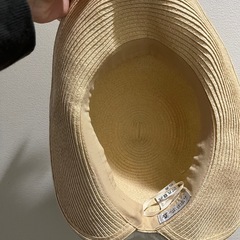 アフタヌーンティー　麦わら帽子　帽子　レディース　リボン　かわいい　夏　お庭仕事の画像