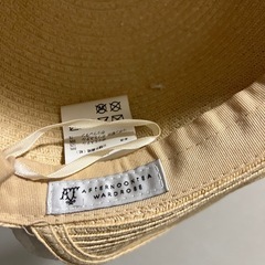 アフタヌーンティー　麦わら帽子　帽子　レディース　リボン　かわいい　夏　お庭仕事の画像