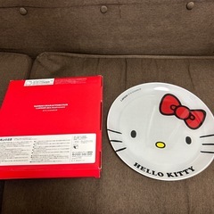 ハローキティガラスパーティプレートの画像