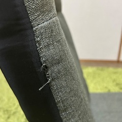 ダークグレー座椅子の画像