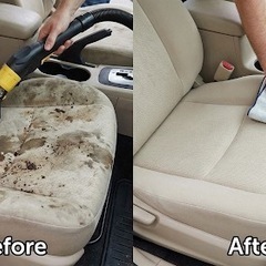 【年末の大掃除に】車のシート洗浄3,000円～！出張費無料（小山...