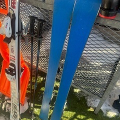スキー板　ストック　計6点セットの画像
