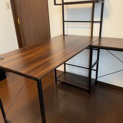 【現金払い：直接受け渡し限定】DORIS パソコンデスク L字デスクの画像