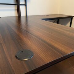 【現金払い：直接受け渡し限定】DORIS パソコンデスク L字デスクの画像