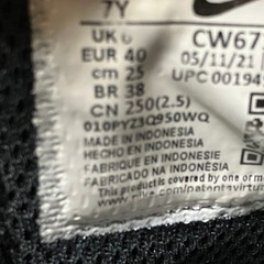 ナイキ バッシュ 25センチ バスケットボールシューズ
の画像