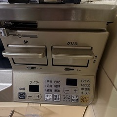 リンナイ　ガステーブル　プロパンガス　左強火の画像