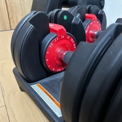 BARWING24kg ×2ダンベルとトレーニングベンチの画像