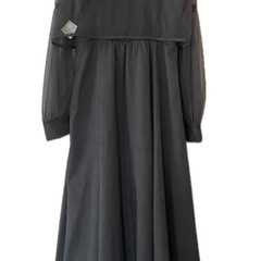 スリットスリーブチュールボレロ＋フレアキャミワンピースsetの画像