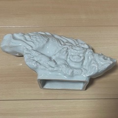 白河焼き　狛犬の画像