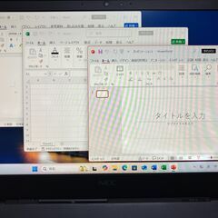 【Office2024】2020年製軽量NECノートPCの画像