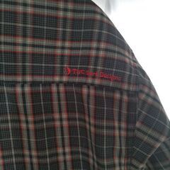 【未使用品】Town＆Country　チェック柄半袖シャツ  Lサイズの画像