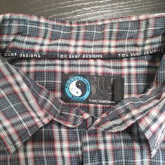 【未使用品】Town＆Country　チェック柄半袖シャツ  Lサイズの画像