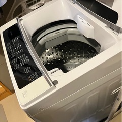 ホワイト 縦型洗濯機 6.0kg IAW-T602Eの画像