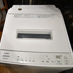 ●値下げ！●近郊格安配送！設置・処分も承ります！●日立　最強洗濯機！　ビートウオッシュ　7.0ｋｇ　BW-G70H　中古品●相模原　横浜　神奈川●の画像