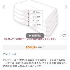テンピュール　枕　ミレニアムピロー　Lの画像