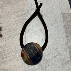 くるみボタンヘアゴムの画像