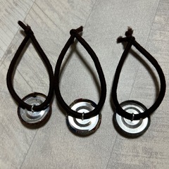 くるみボタンヘアゴムの画像