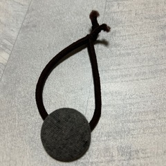 くるみボタンヘアゴムの画像