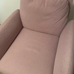IKEA エーコルスンド　リクライニングソファー　ピンクの画像