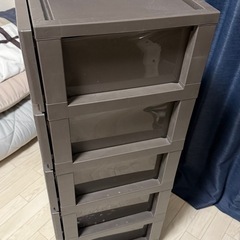 プラスチック収納棚(ブラウン)
の画像