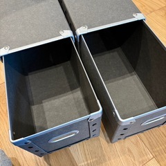 無印良品　硬質パルプボックス　CD収納　2個セットの画像