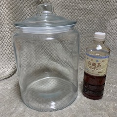 ガラス製　保存容器　キャニスター　クリア　ストレージジャー　の画像