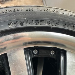 タイヤ　18インチ　未使用の画像