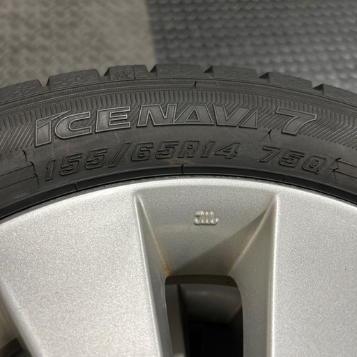 2021年製　155/65R14  アイスナビ7 　 スタッドレス　スズキ　税込み　4本セット