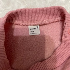 アプレレクール　90 トレーナー　裏起毛の画像