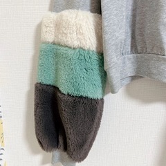 限定品 alicia PAGEBOY ボアスリーブ スウェットの画像