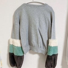 限定品 alicia PAGEBOY ボアスリーブ スウェットの画像